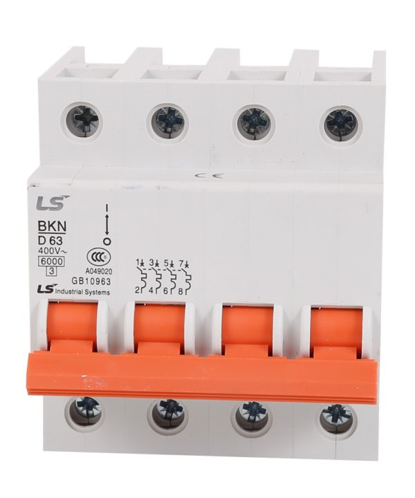 MCB LS 4P 6A 10KA (BKN-b 4P)