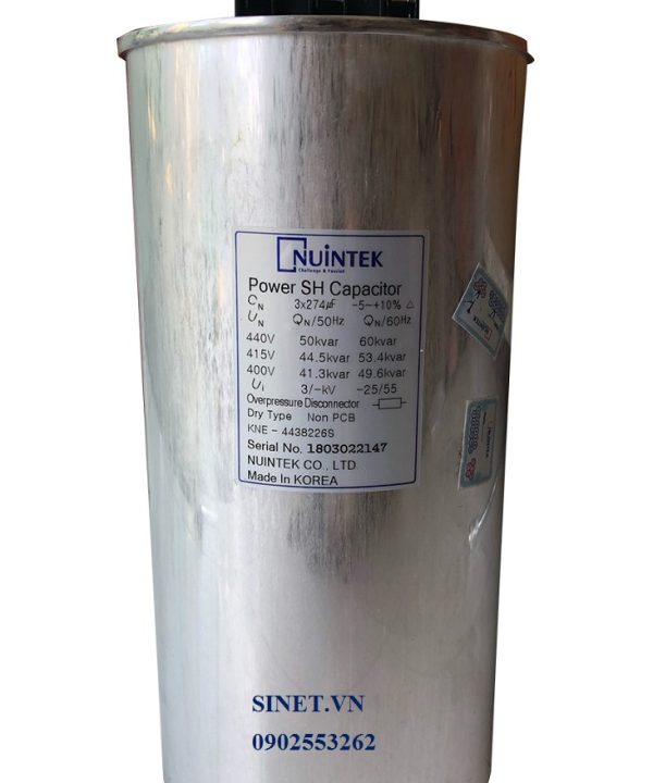 Tụ khô hạ thế 440V, 5 kVar