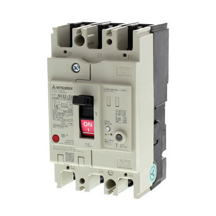 Aptomat chống giật (ELCB) NV32-SV 3P 15A 15mA Mitsubishi